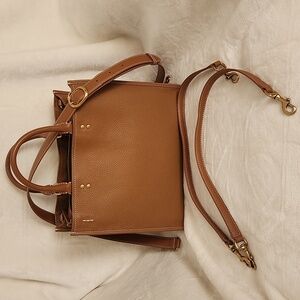 Quince Italian Leather Medium Convertible Satchel